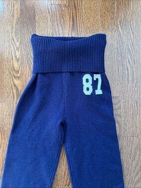Fold over Flare Knit Pants- Never Worn